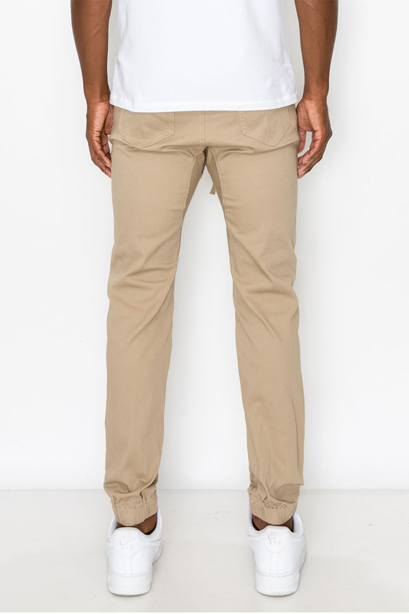 パンツ WOOALONG Brushed Signature jogger pants OAT MEAL WL234JLP08U Heavy Weight Jogger Pants | ZuniSportswear