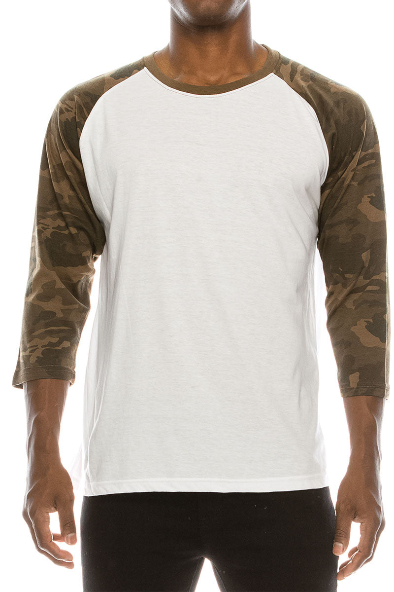 3/4 Sleeve Raglan T-shirts