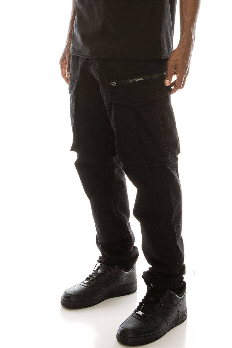 BIG CARGO ZIPPER COLOR PANTS