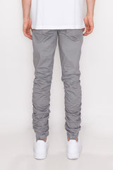 Twill Stacked Jogger Pants