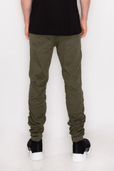 Twill Stacked Jogger Pants