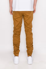 Twill Stacked Jogger Pants