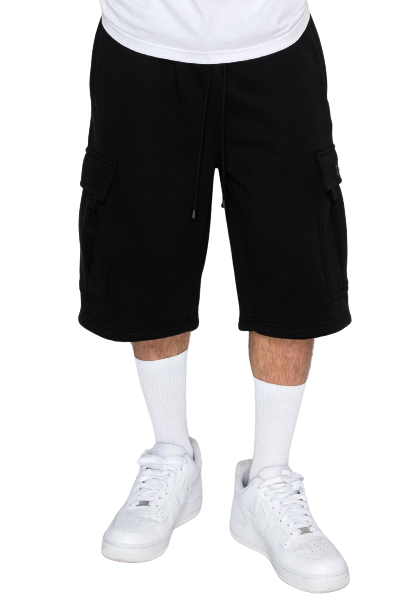 Men's RESTRICT Baggy Fit Cargo Fleece Shorts | VICTORIOUS