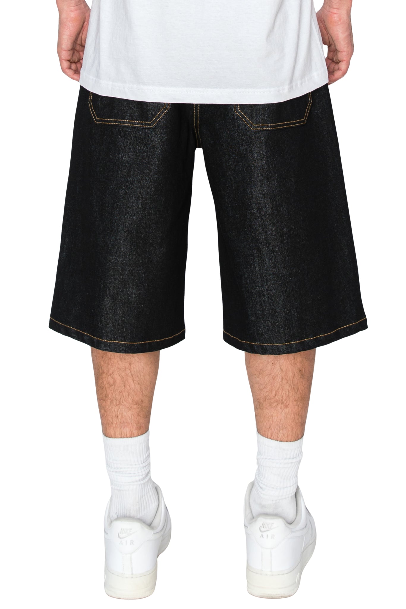 Men's TELLUS Baggy Fit Raw Denim Shorts | VICTORIOUS – VICTORIOUSUSA