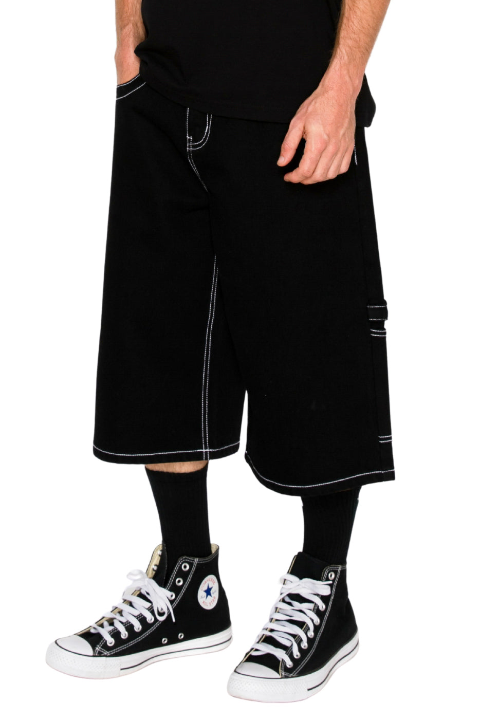 Ultra Baggy Carpenter Denim Jorts for Men | VICTORIOUS – VICTORIOUSUSA
