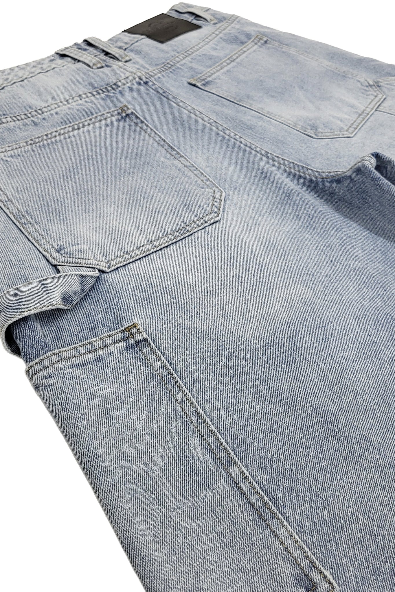 Baggy Fit Carpenter Denim Shorts