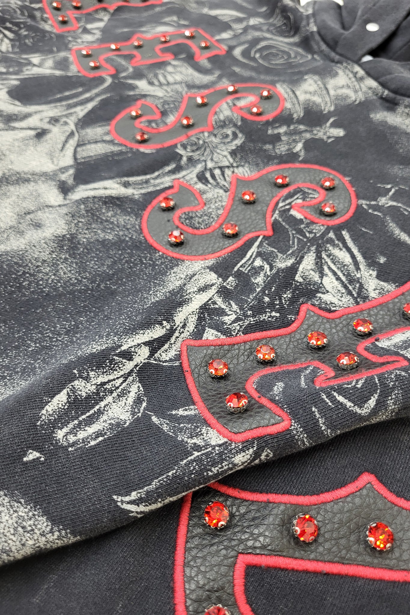 BLESSED Rhinestone Graphic Hoodie