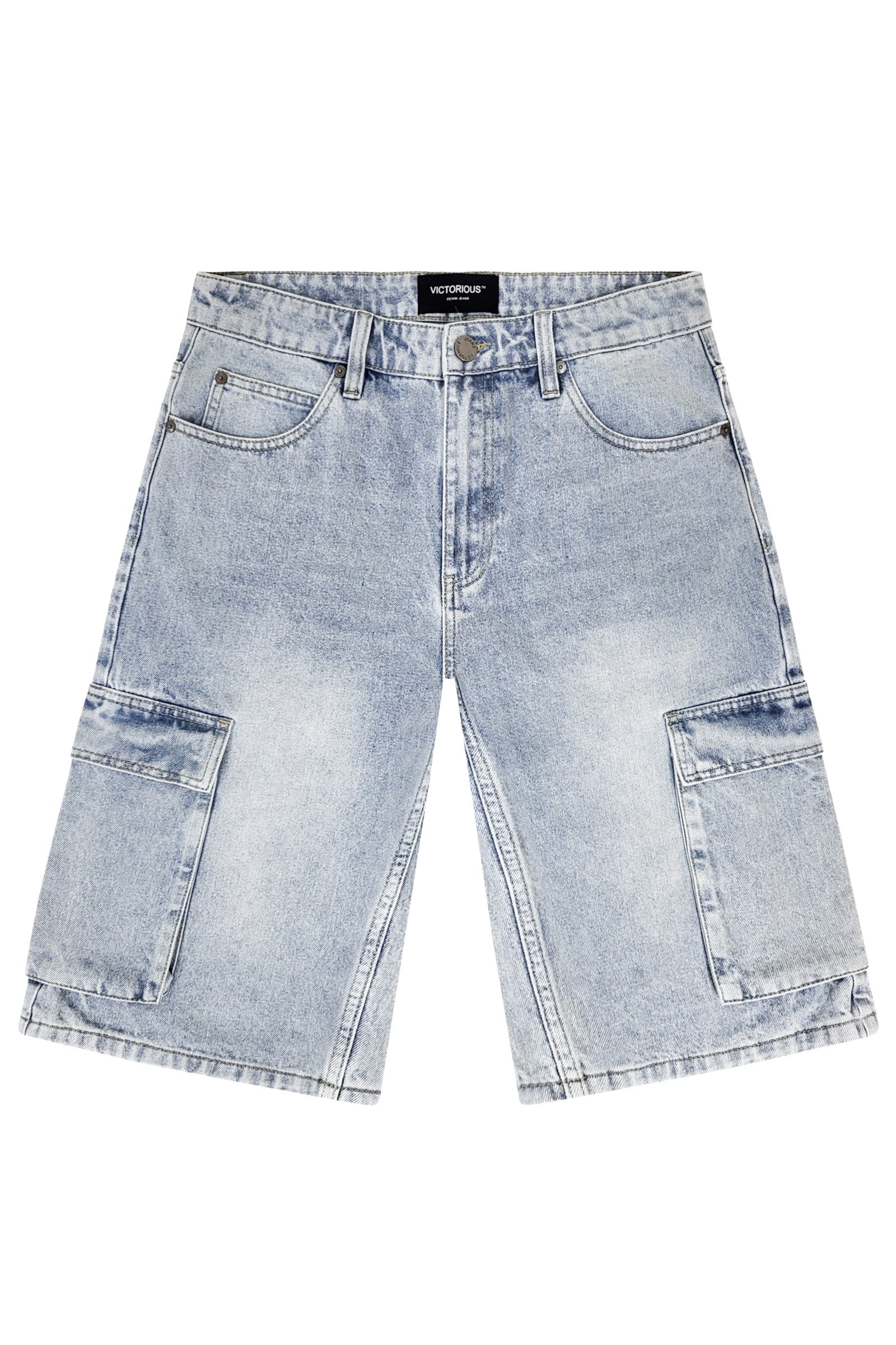 Men's VAULT Baggy Fit Cargo Denim Shorts | VICTORIOUS – VICTORIOUSUSA