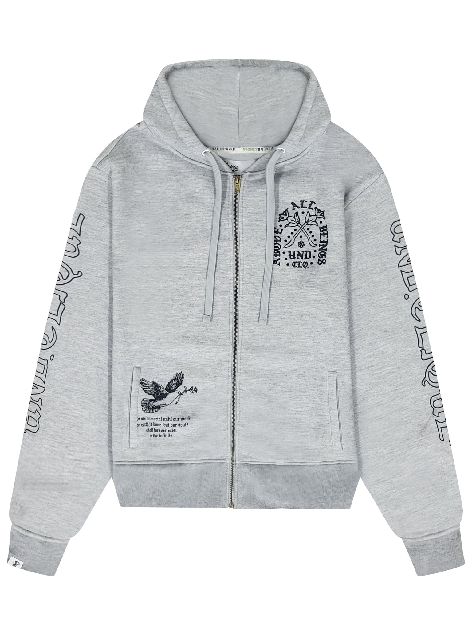 Above All Zip-down Hoody
