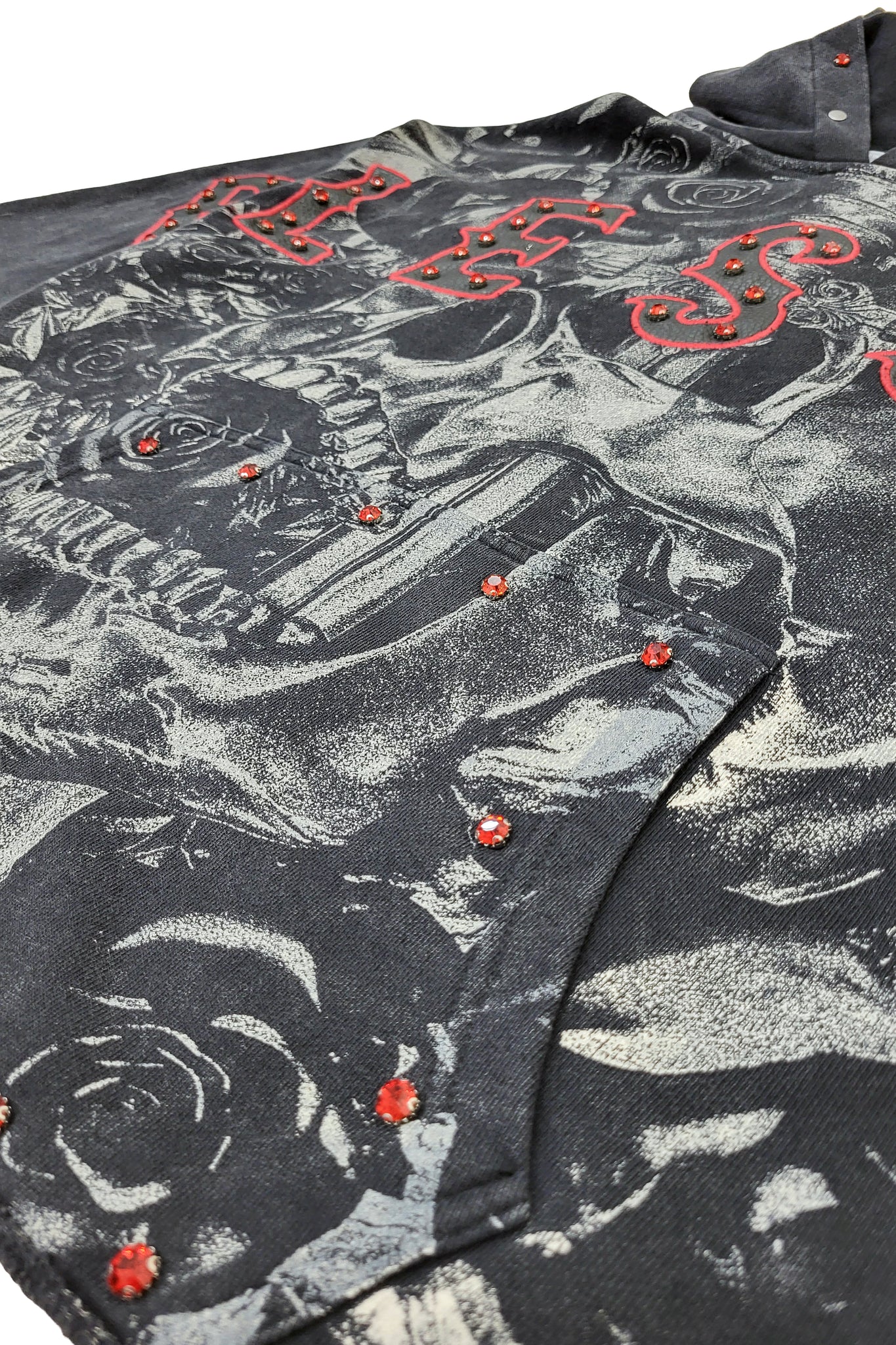 BLESSED Rhinestone Graphic Hoodie