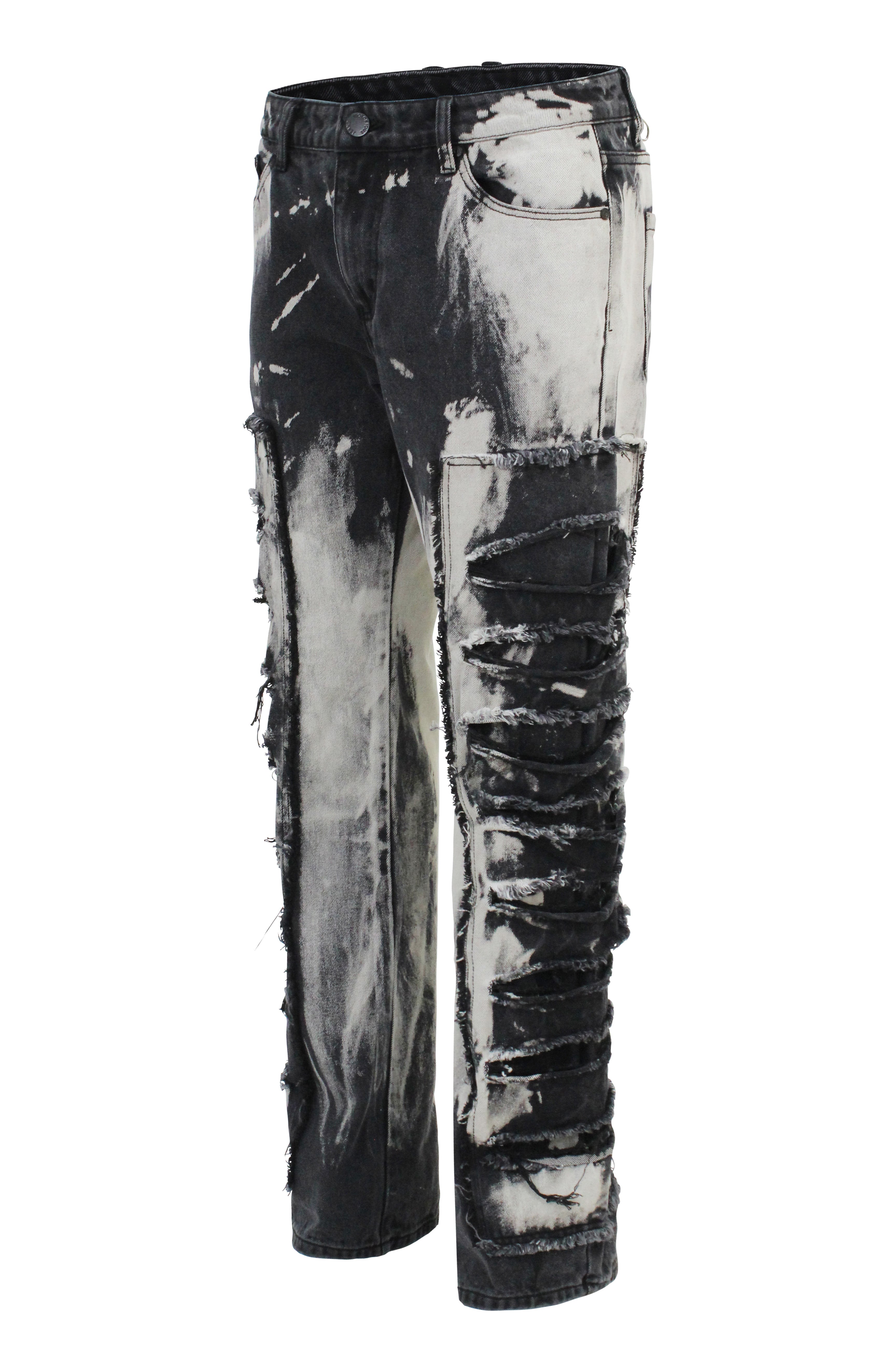 abcSupreme Distressed Loose Fit Acne Studios - 2021F Loose Fit Jeans in Mid Blue – Stoy