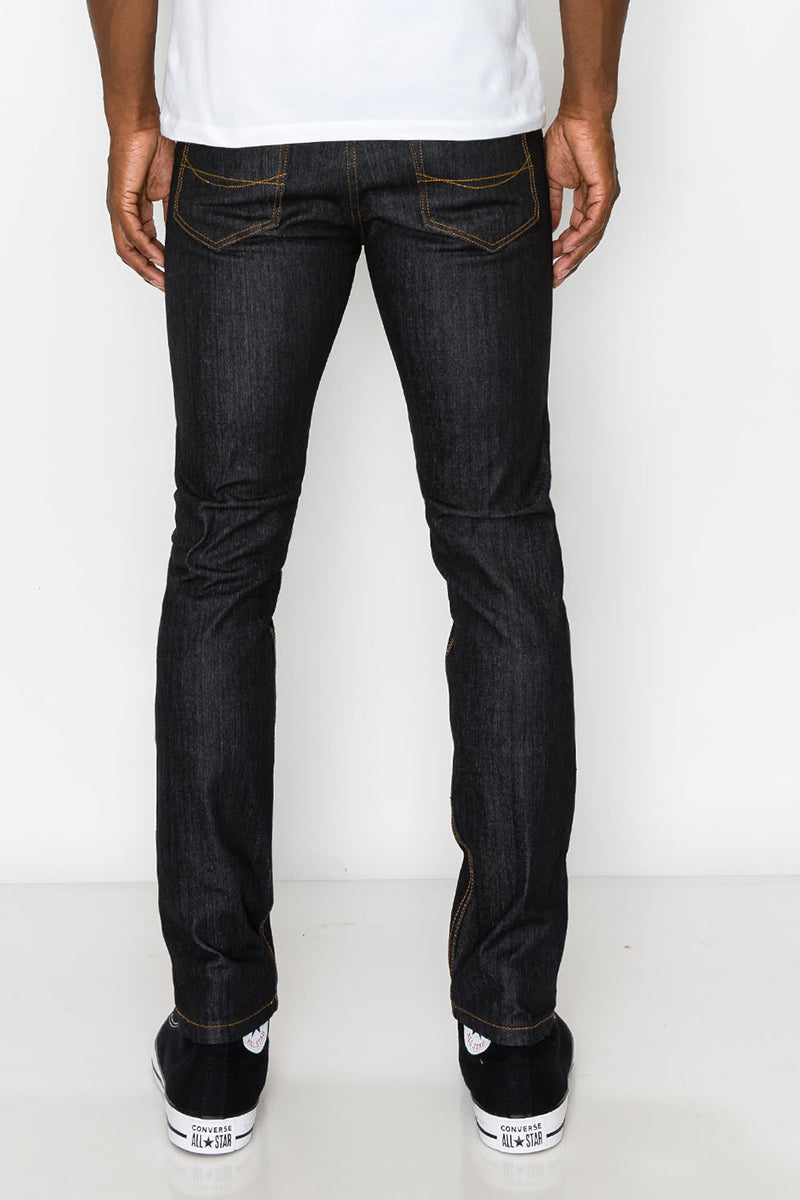 Men's Essential Raw Denim Skinny Jeans | VICTORIOUS – VICTORIOUSUSA