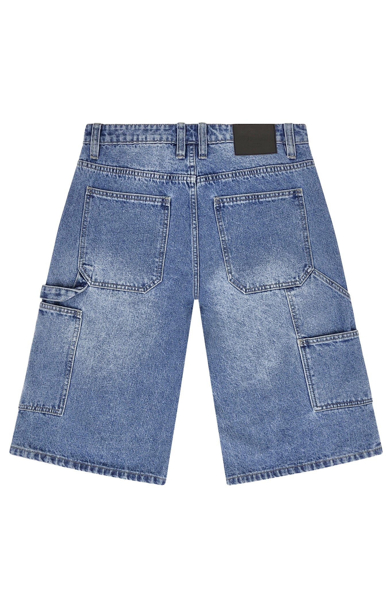 Baggy Fit Carpenter Denim Shorts