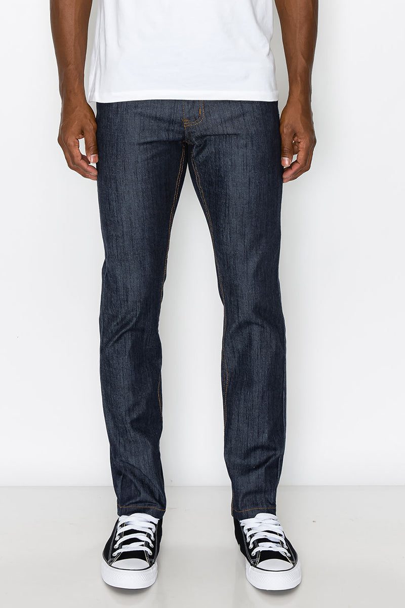 Essential  Raw Denim Skinny Jeans