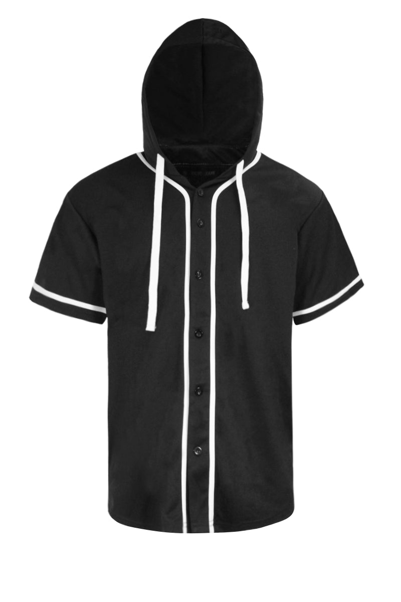 Hooded Baseball Jersey