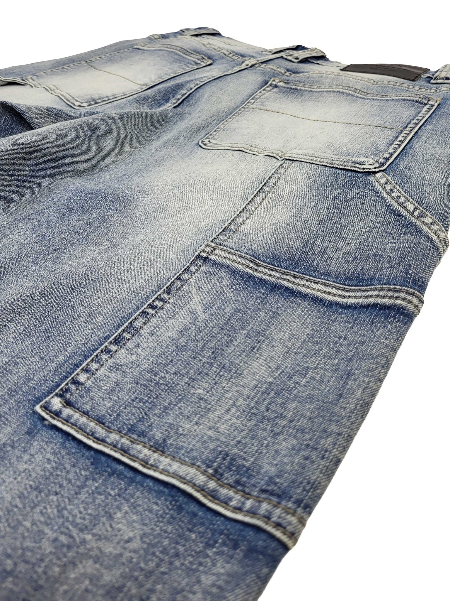 Baggy Fit Distressed Carpenter Denim Jeans