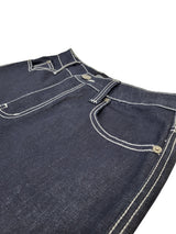 VALOR Baggy Fit Raw Denim Cargo Jeans