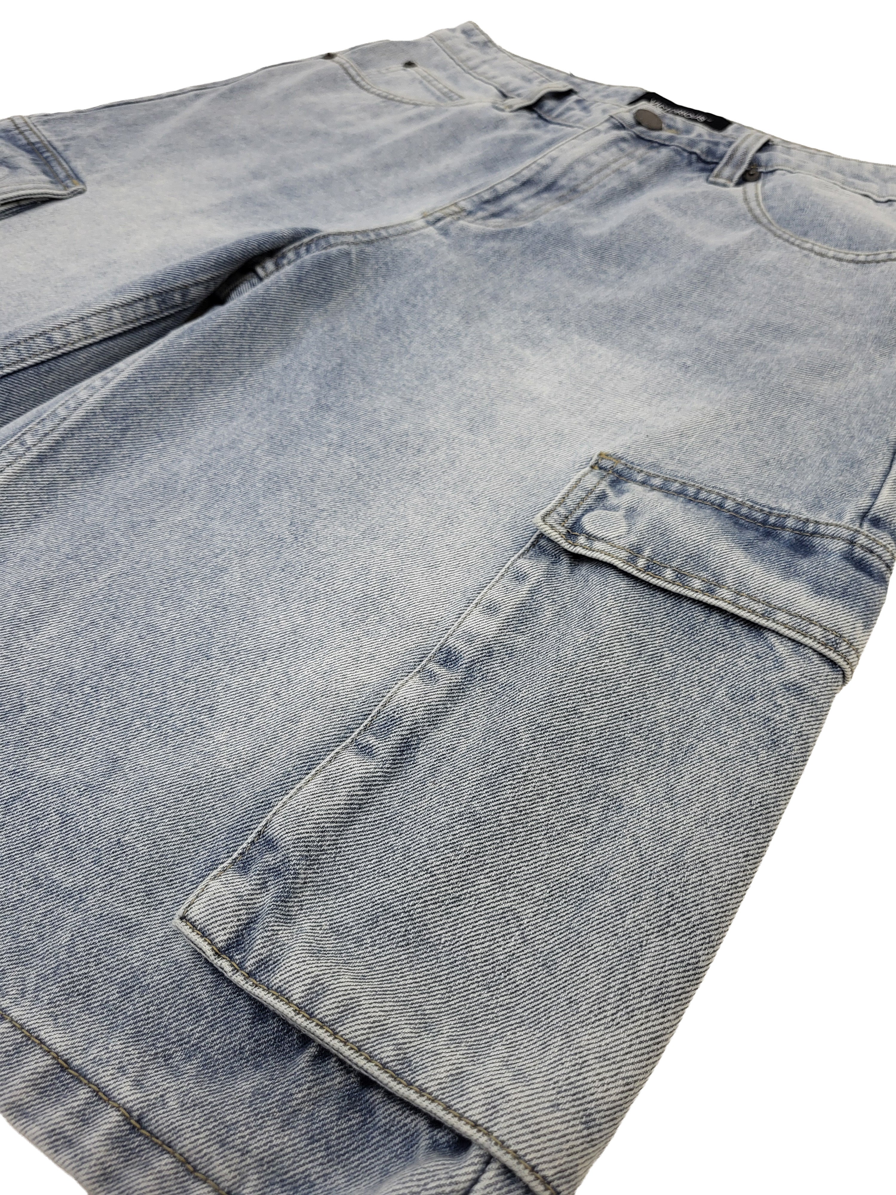 Men's VAULT Baggy Fit Cargo Denim Shorts | VICTORIOUS – VICTORIOUSUSA