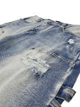 Baggy Fit Distressed Carpenter Denim Jeans