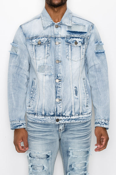 Diamond Denim Jacket – VICTORIOUSUSA