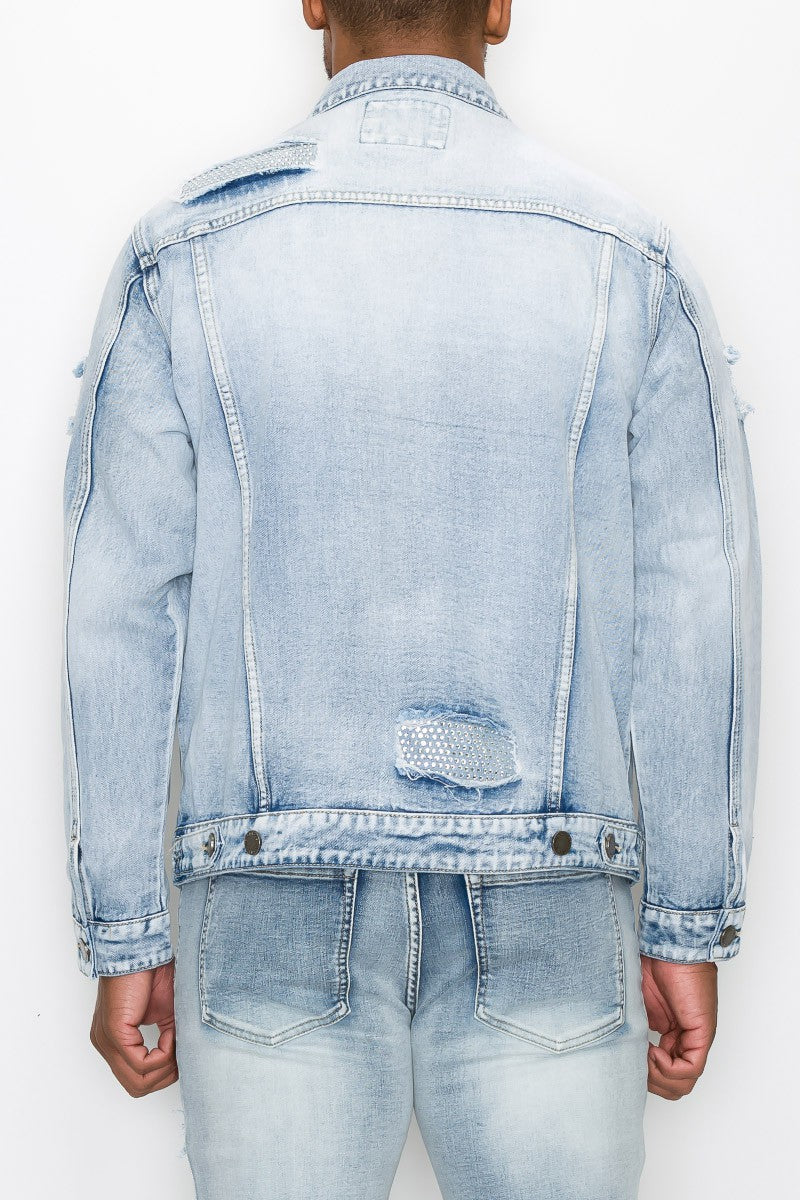 DIAMOND DENIM JACKET