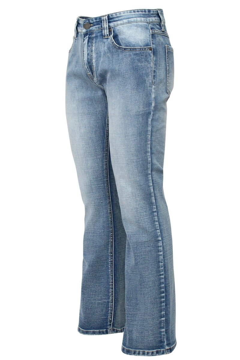 FLARED DENIM JEANS