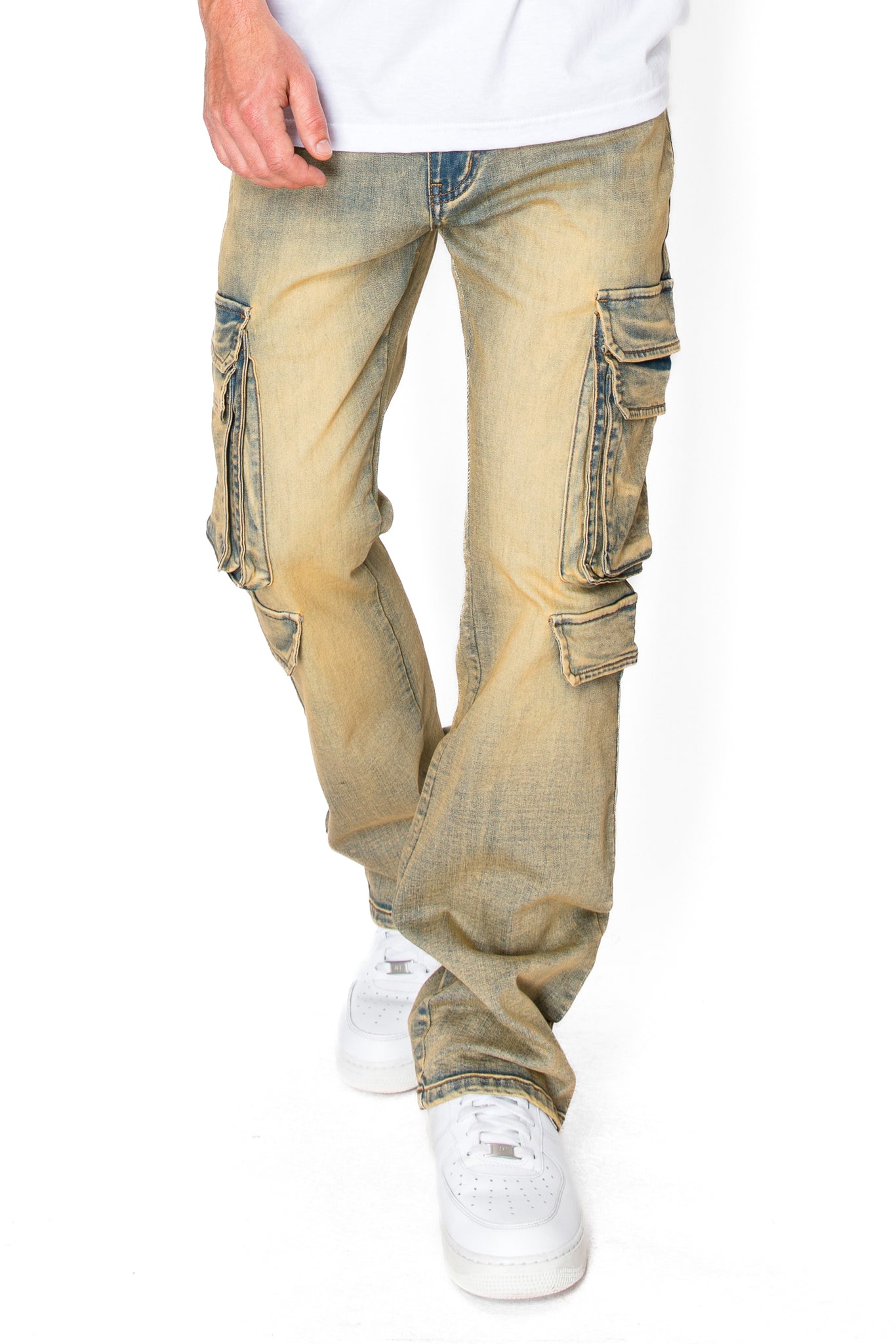 Bootcut Utility Denim Jeans