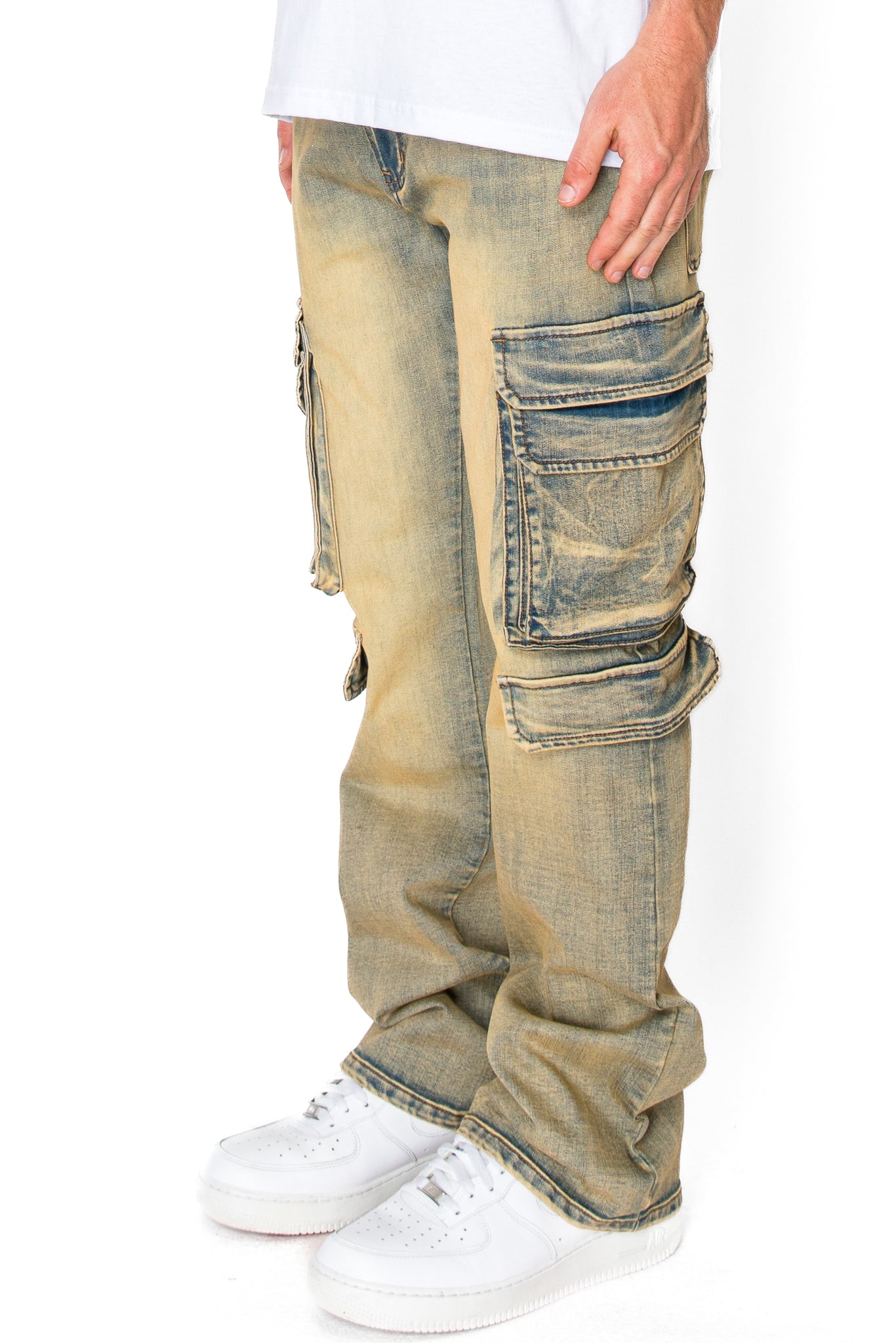 Bootcut Utility Denim Jeans