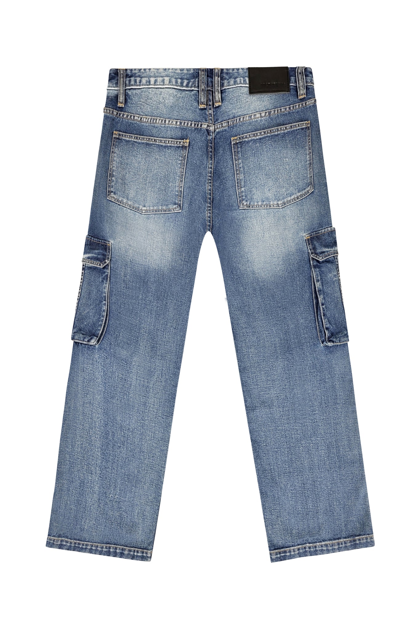 Baggy Fit Cargo Denim Jeans