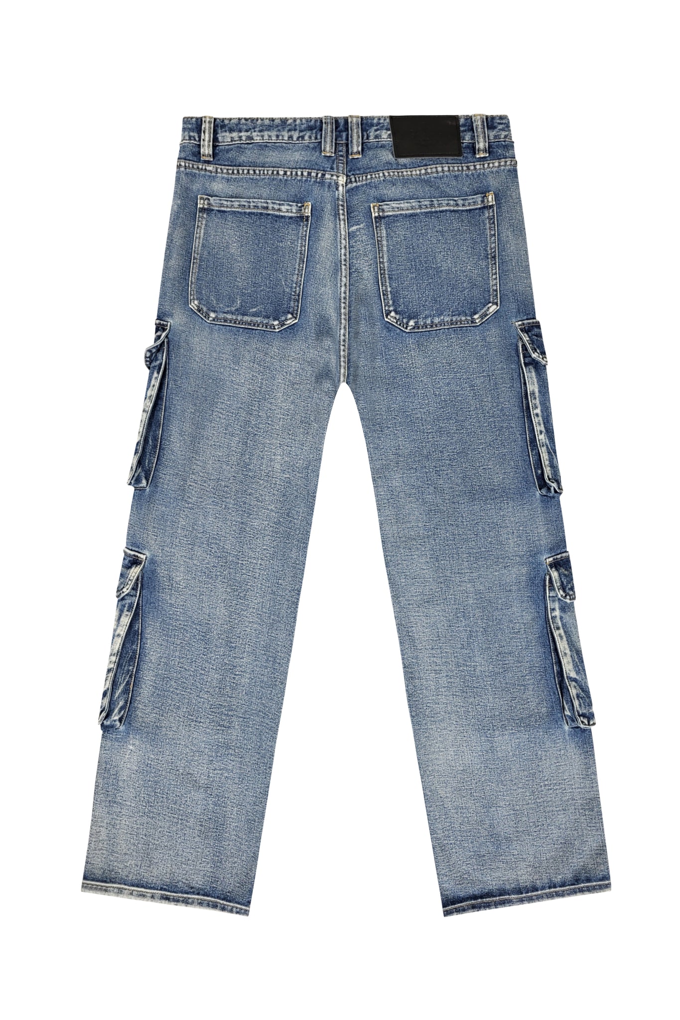 Baggy Fit Double Cargo Denim Jeans