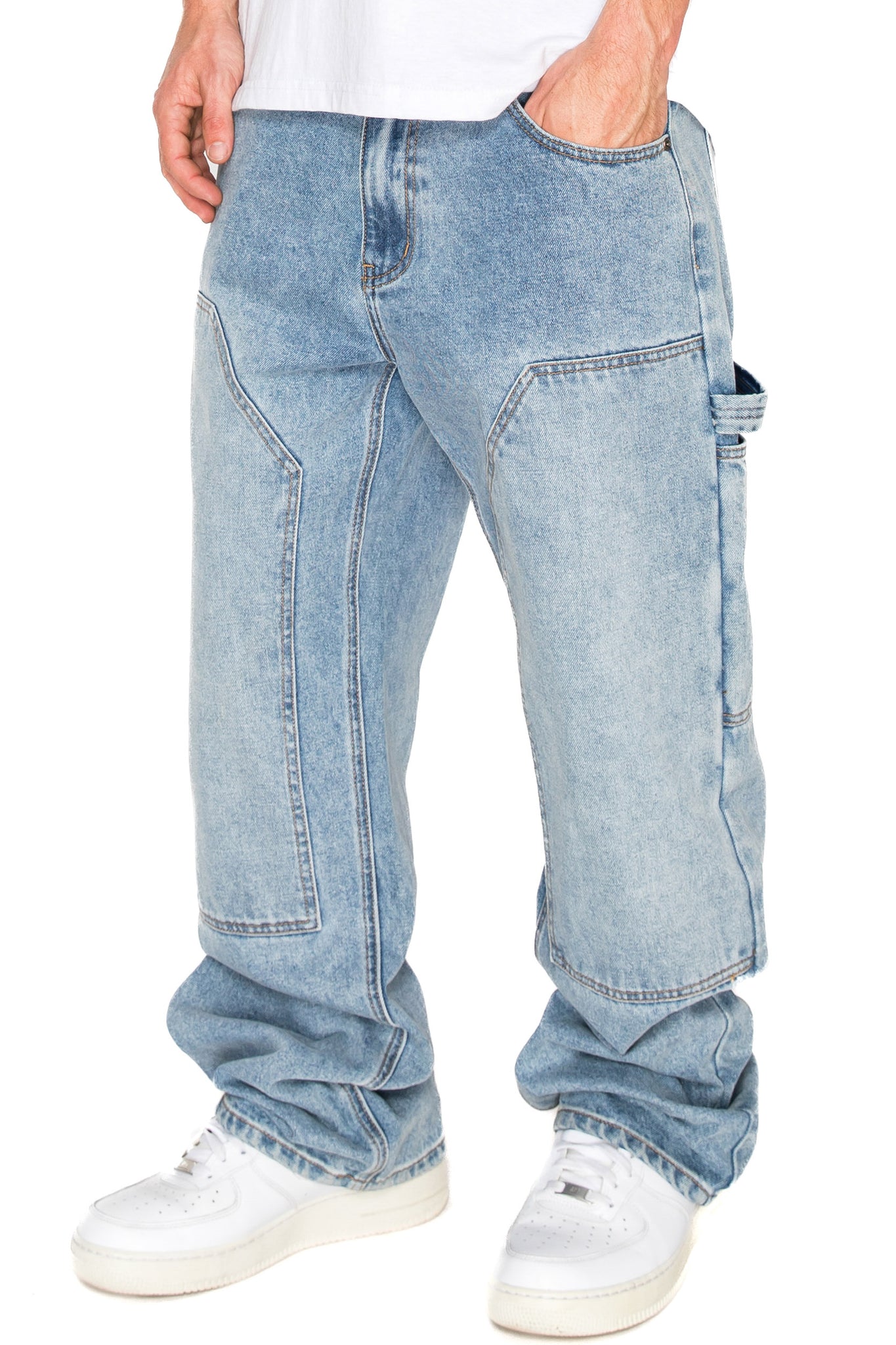 Baggy Fit Carpenter Denim Jeans