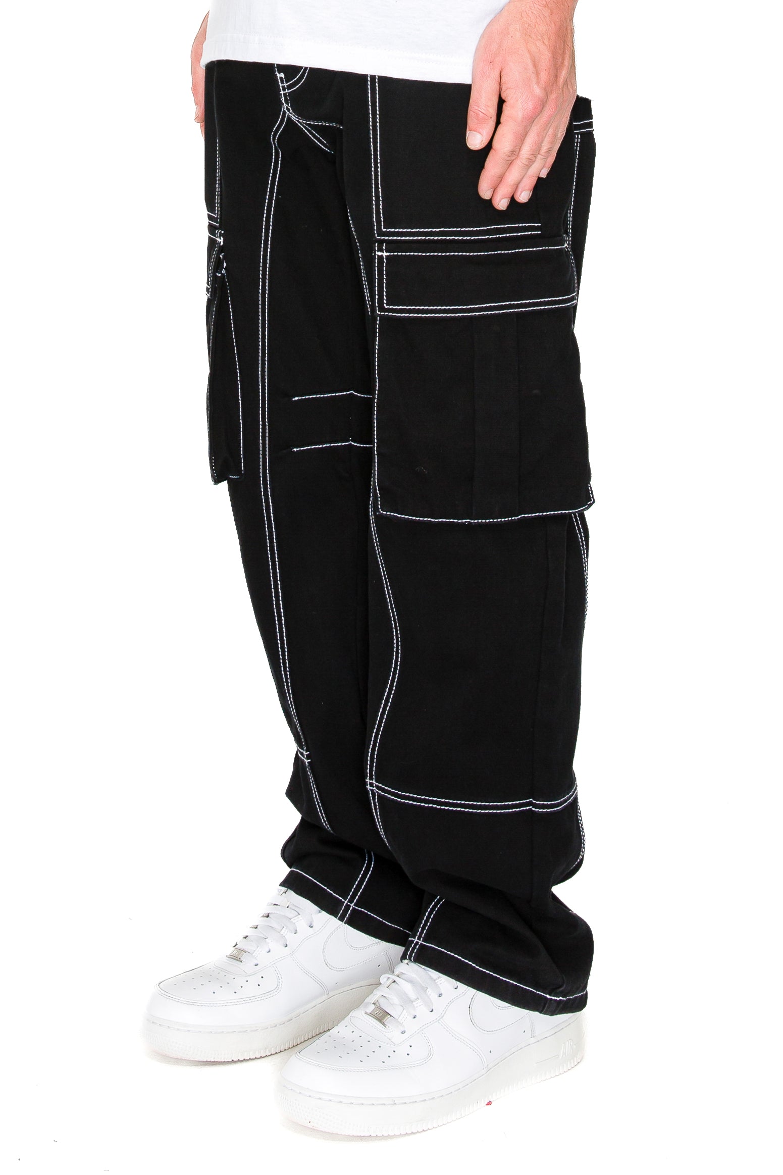 【AAKE】[UNISEX] ROY STITCH CARGO PT HOTake Mens Cargo Joggers Pants Mens Stretch Elastic Waist