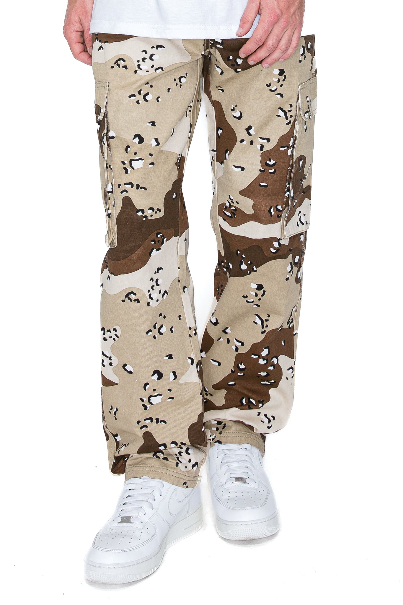 Baggy Fit Cargo Desert Camo Jeans