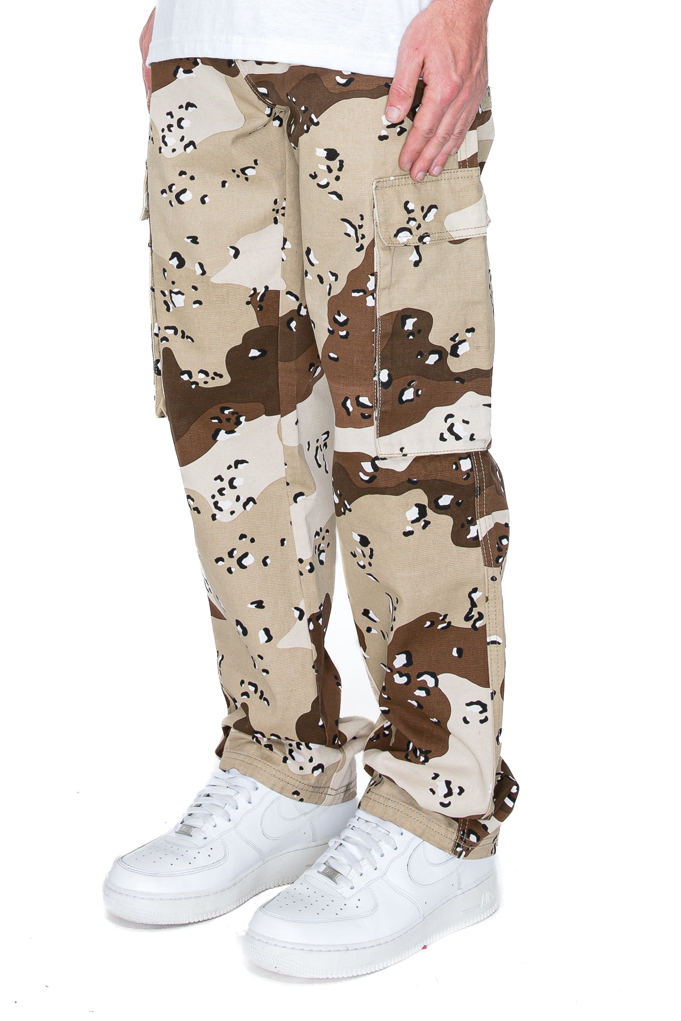 Baggy Fit Cargo Desert Camo Jeans