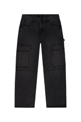 Baggy Fit Cargo Denim Jeans