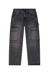 Baggy Fit Cargo Denim Jeans