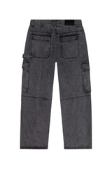 Baggy Fit Cargo Denim Jeans