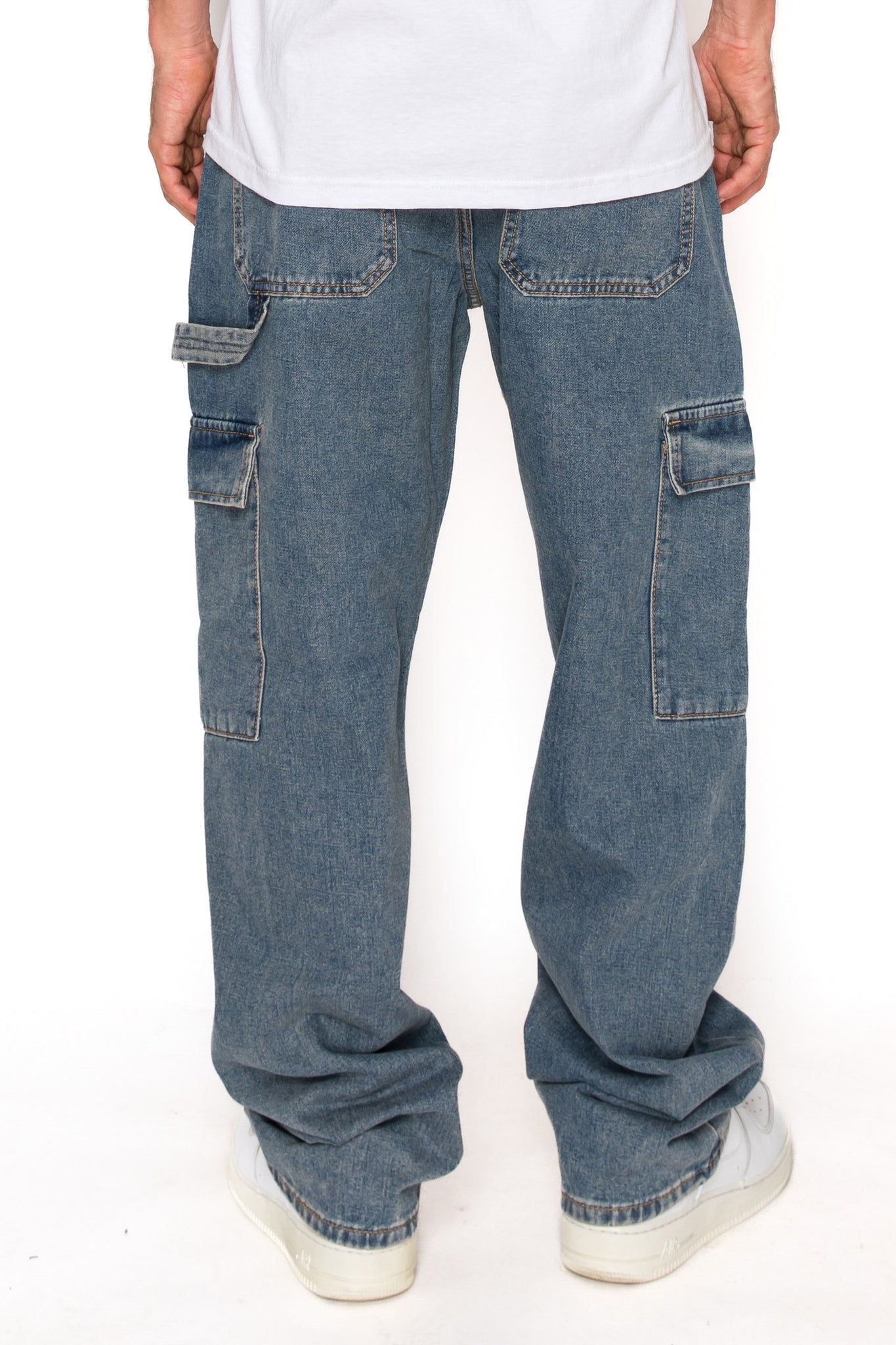 Baggy Fit Cargo Carpenter Denim Jeans