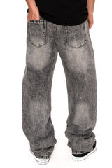 Baggy Fit Stone Washed Jeans