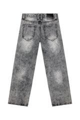 Baggy Fit Stone Washed Jeans