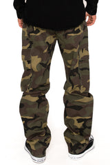 OUTLAW Baggy Fit Cargo Camo Pants