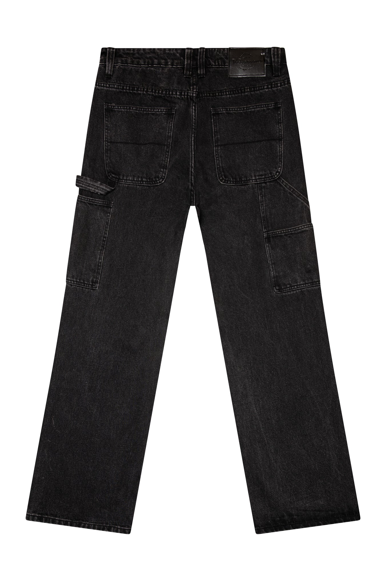 メンズ YLEVE 13.5oz DENIM BAGGY FADE アイスブラック 3