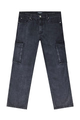 ANCHOR Baggy Fit Cargo Denim Jeans