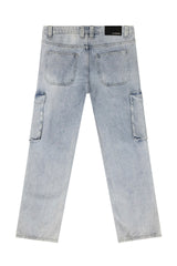 ANCHOR Baggy Fit Cargo Denim Jeans