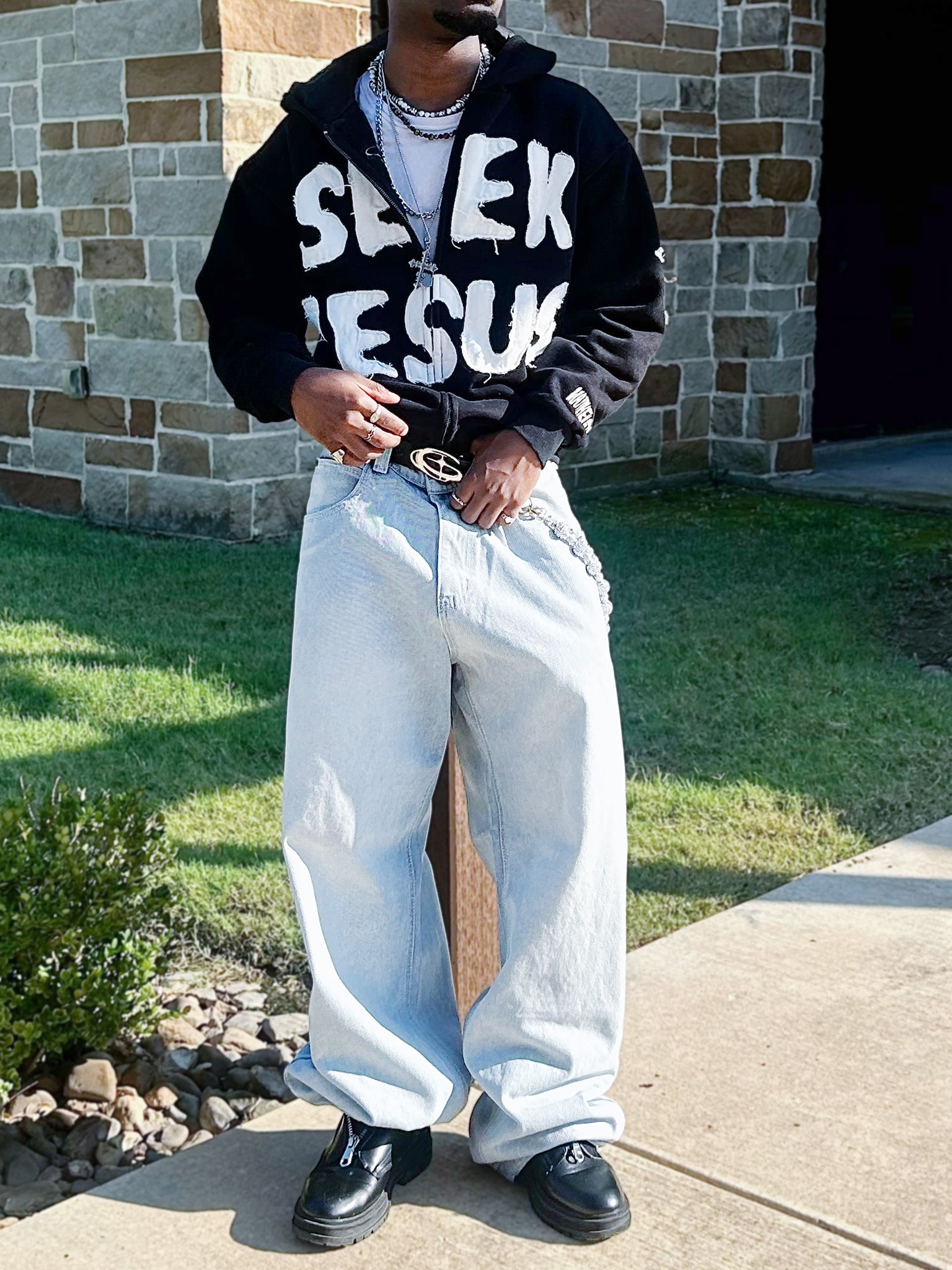 Ultra Baggy Y2K Wide-Leg Denim Jeans