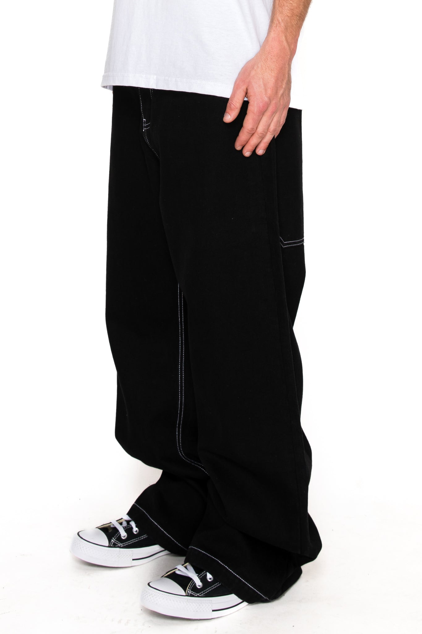 Men's TITAN Ultra Baggy Y2K Wide-Leg Denim Jeans | VICTORIOUS