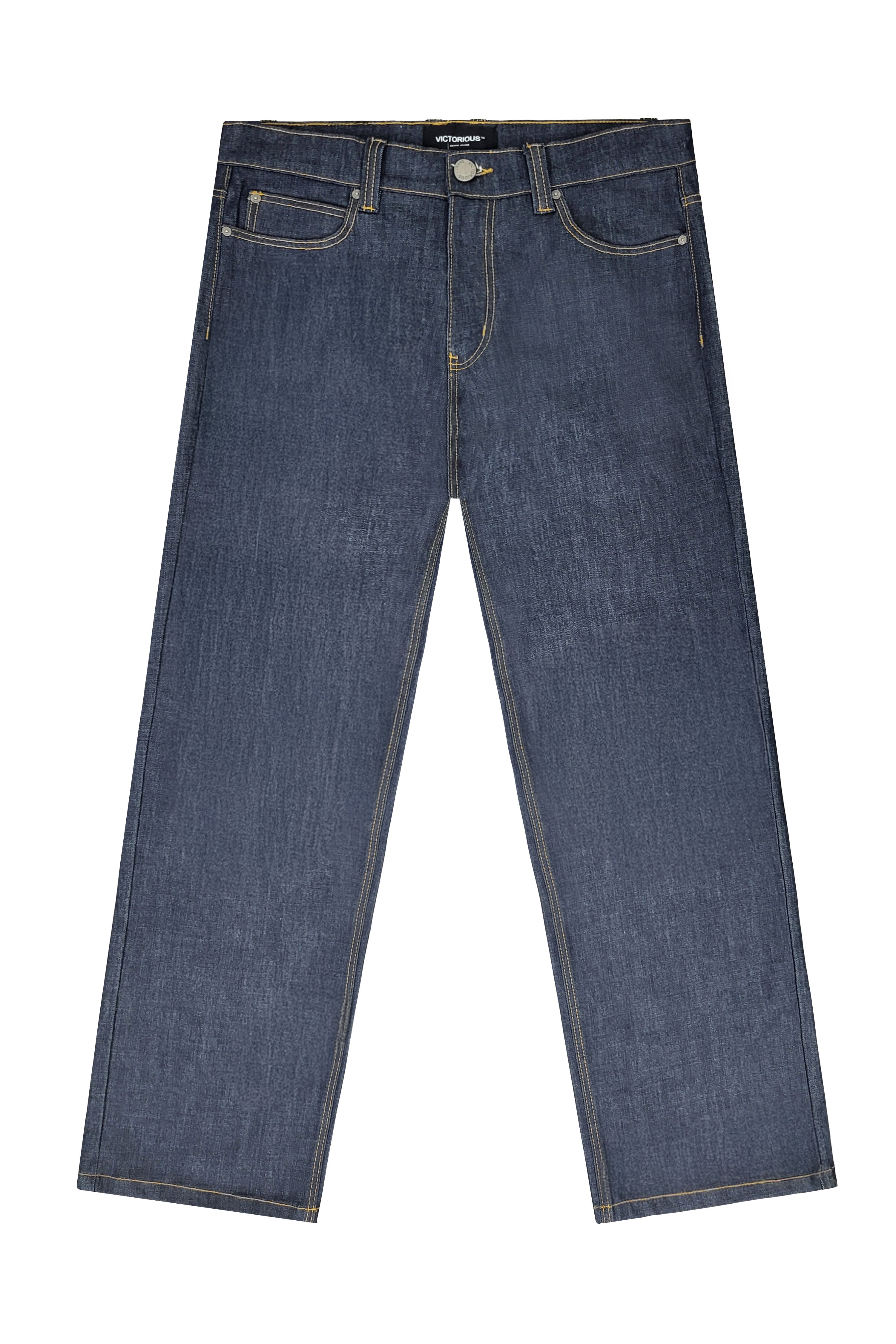 Essential Baggy Raw Denim Jeans – VICTORIOUSUSA