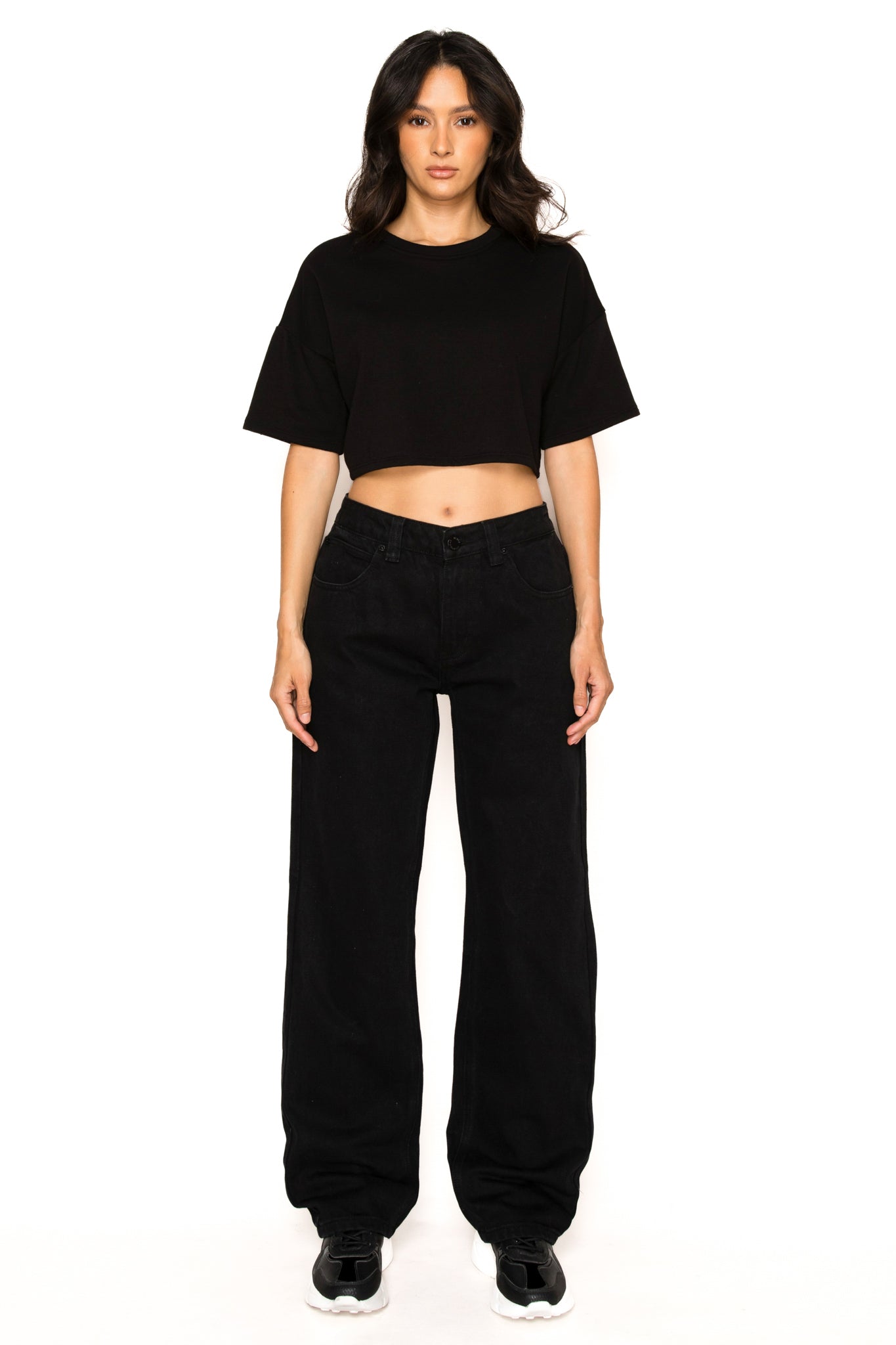 Womens Essential Baggy Denim Jeans