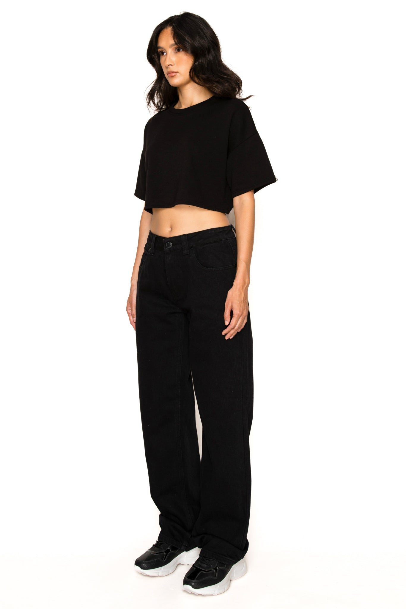 Womens Essential Baggy Denim Jeans