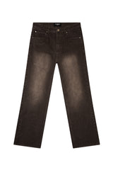 ATLAS Essential Baggy Denim Jeans - Brown